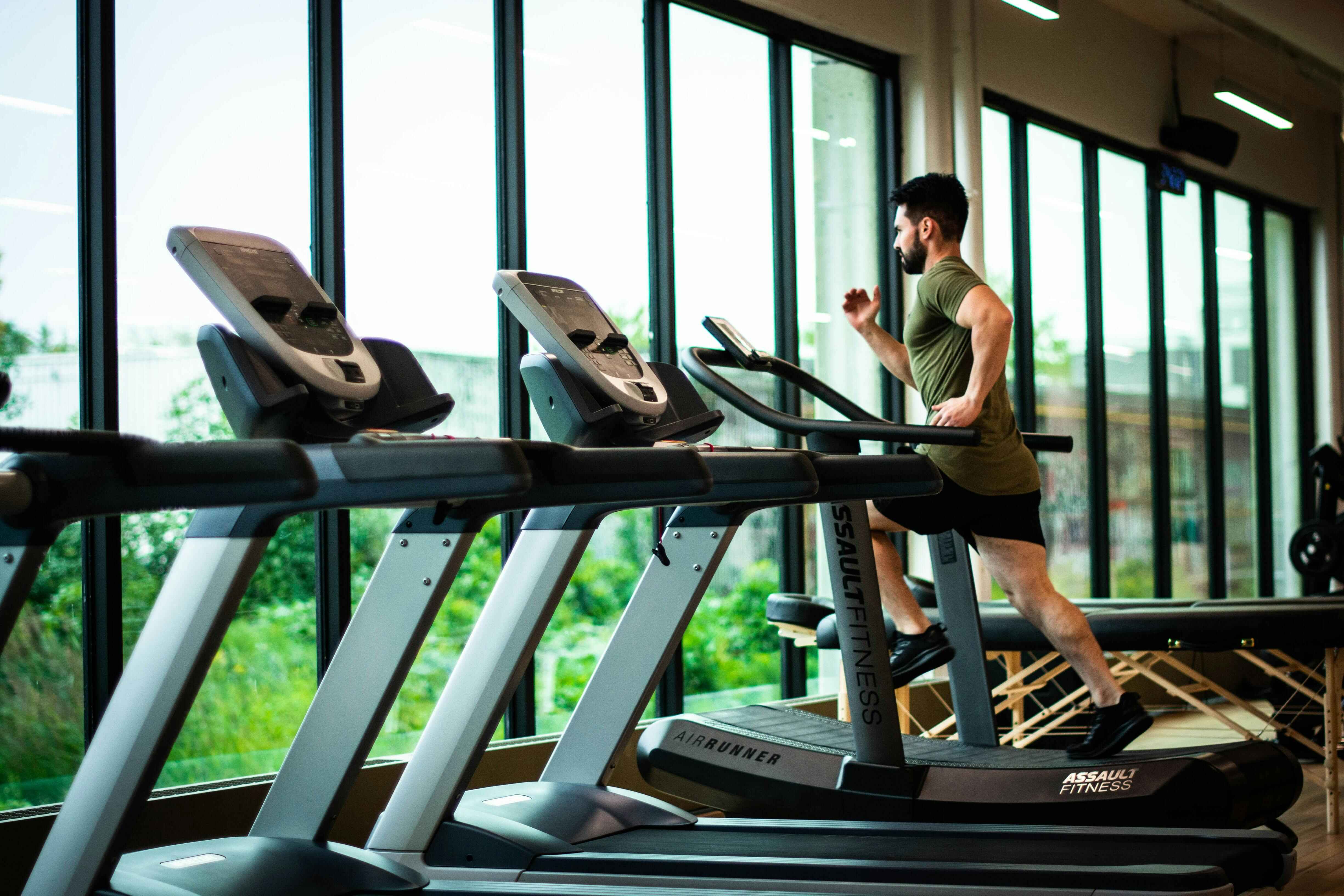 Strength training equipment and gym environment
